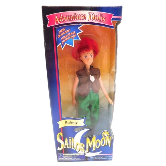Irwin Sailor Moon Adventure Dolls Rubeus in Original Box 1997 6" Anime READ - Picture 1 of 7